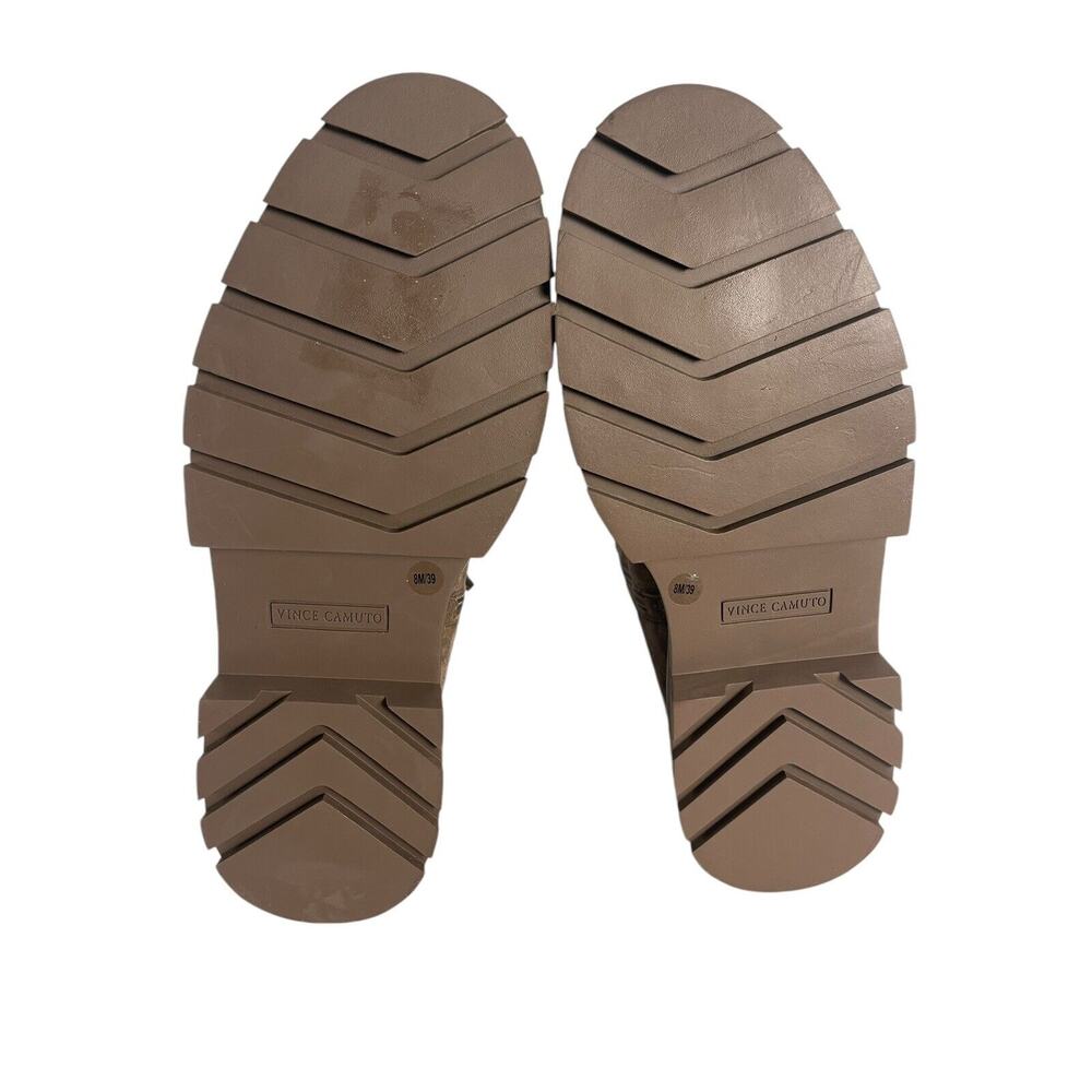 Vince Camuto Neframes Dark Taupe Leather Chelsea Boot Round Toe Size 8 M NWOB - Picture 10 of 10